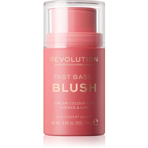 Makeup Revolution Fast Base toniran balzam za ustnice in lica odtenek Baby 14 g Cene