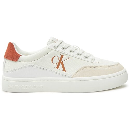 Calvin Klein Jeans Superge Classic Cupsole Laceup Low Lth YW0YW01668 Bela Slike
