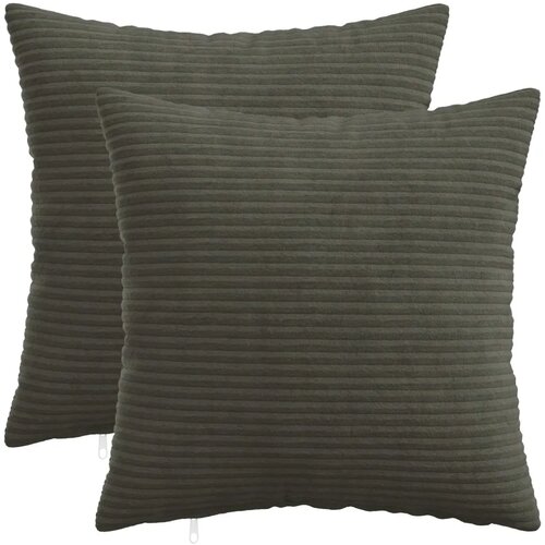  Presvlaka za jastuk 2 pcs HEERLEN Antracit 45 x 45 cm Kord - Antracit 45 x 45 cm 2 Cijene