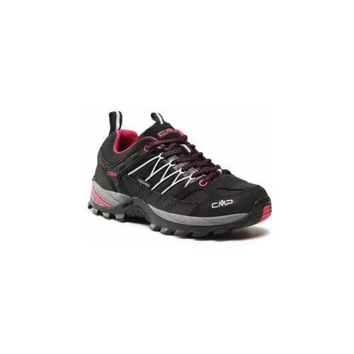CMP Trekking čevlji Rigel Low Wmn Trekking Shoes Wp 3Q54456 Črna