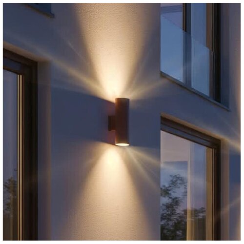 Ideal Lux - Spolja&scaron;nje zidno svetlo GUN 1xGU10/35W/230V 21 cm IP44 braon Cene