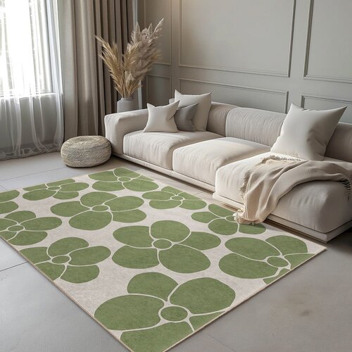 Mila Home Zelena pralna preproga 120x180 cm Green Meadow &amp;ndash; Slike