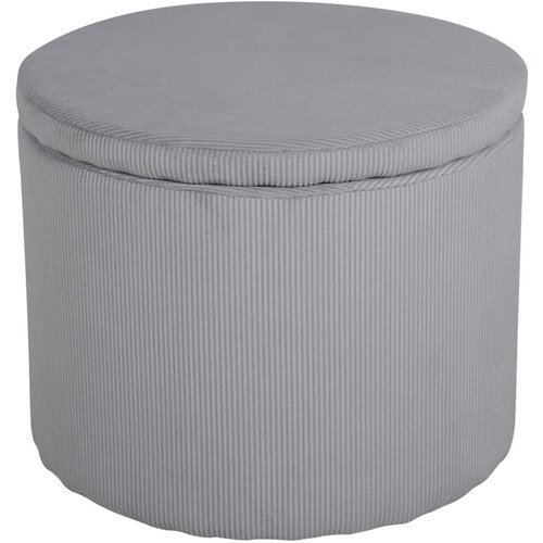 Venture Home puf s prostorom za pohranu Dunken ⌀51 × 43 cm, siva Cene