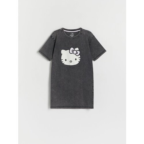 Reserved spalna srajca hello kitty - siva Cene