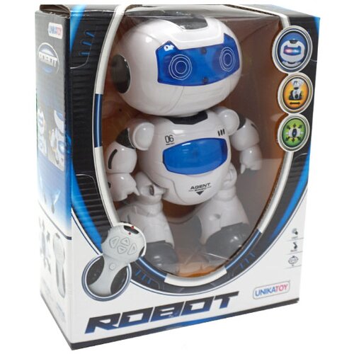 Unikatoy baterijski robot Agent, 22 cm Slike