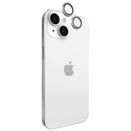 CASE-MATE ZaÅ¡Äitno steklo za kamero za iPhone 15/15 Plus z aluminijastim obroÄem Twinkle, Srebrna, (21320535) Cene