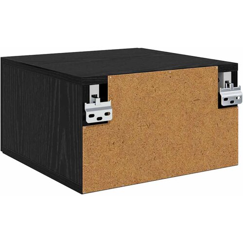  Noćni ormar Crni hrast 35 x 35 x 20 cm Konstruirano drvo Slike