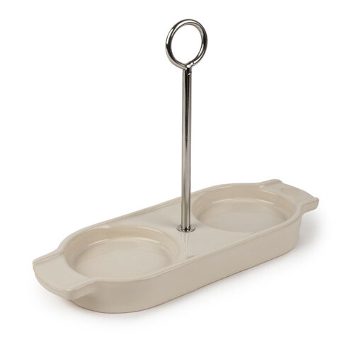 Peugeot Linea Ceramic Tray for Mills, ecru 18 cm Slike