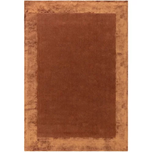 Asiatic Carpets Opečnato oranžna ročno tkana preproga iz mešanice volne 160x230 cm Ascot –