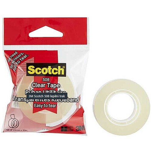 3m lepilni trak Scotch 508, 15 mm x 3 m, prozoren UU0107-9301-4 Cene