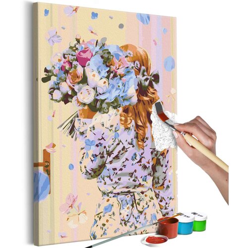 Slika za samostalno slikanje - Hydrangea Girl 40x60 Cijene