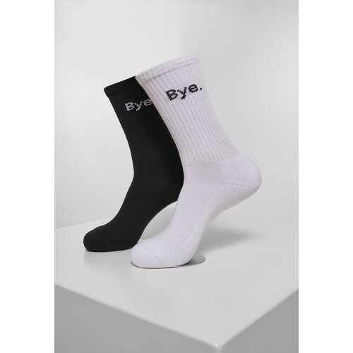 MT Accessoires HI - Bye Socks Short Pack 2-Pack Black/White Slike