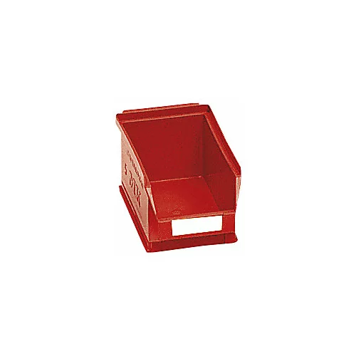 mauser Odprta skladiščna posoda iz polietilena, DxŠxV 160 x 100 x 75 mm, rdeča, DE 25 kosov