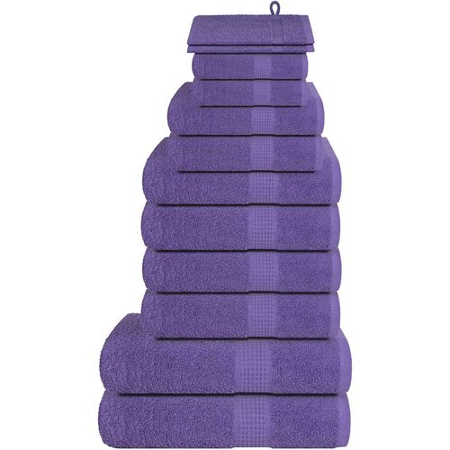  Set ručnika FROGN od 12 dijelova ljubičasti 360 g/m&sup2; Cene