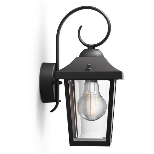 Philips spoljasnja zidna lampa buzzard crna 1x60w 230 v ,915005309001 ( 19853 ) Slike