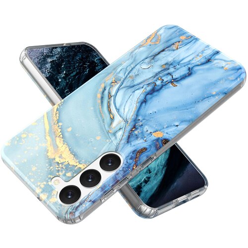 INORCO Za Samsung Galaxy S23+ GW18 IMD hrbtni pokrovček za mobilni telefon PC+TPU etui za telefon z vzorcem marmorja, (22033027) Slike