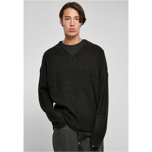 UC Men Black V-neck sweater Cijene
