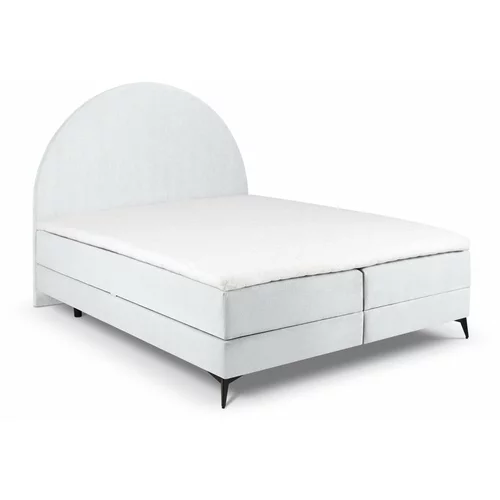 Cosmopolitan Design Svijetlo sivi boxspring krevet s prostorom za pohranu 160x200 cm Sunrise -