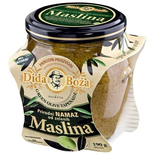 Dida Boža Namaz od zelenih maslina, 190 g Slike