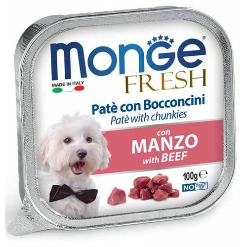 Monge fresh - govedina 100gr pašteta za pse Slike