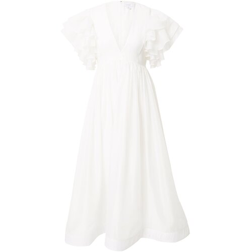 Coast Obleka &amp;#039;Ivory Mega Ruffle Full Skirted Dress&amp;#039; off-bela Slike