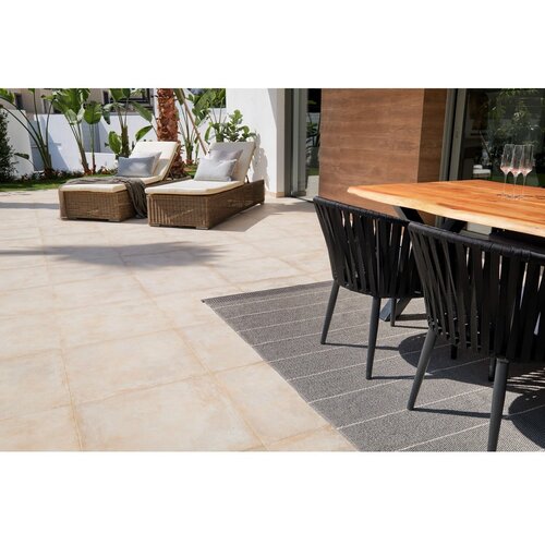 Pappelina Siva notranja in zunanja preproga 140x200 cm Belle Concrete &amp;ndash; Slike
