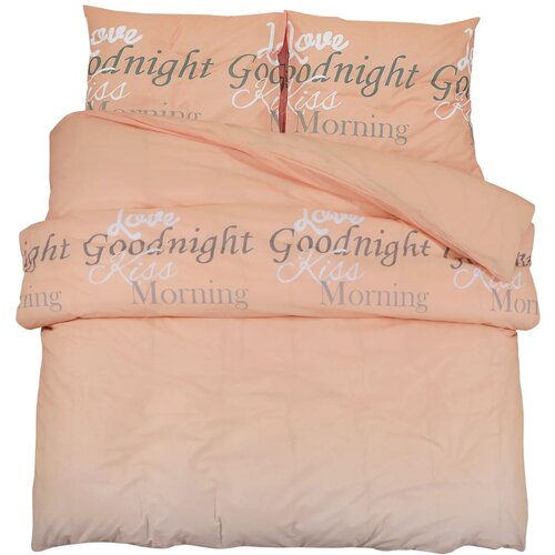 Maison Chic Komplet posteljnine - Posteljnina roza 140x200 cm bombaž, (21786726) Cene