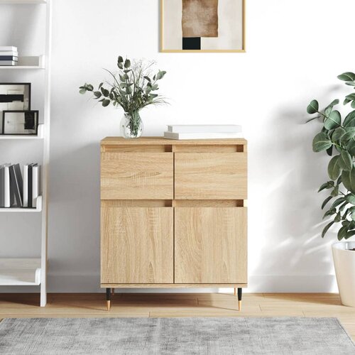 vidaXL Komoda dimljeni hrast 60x35x70 cm inženirski les Cene