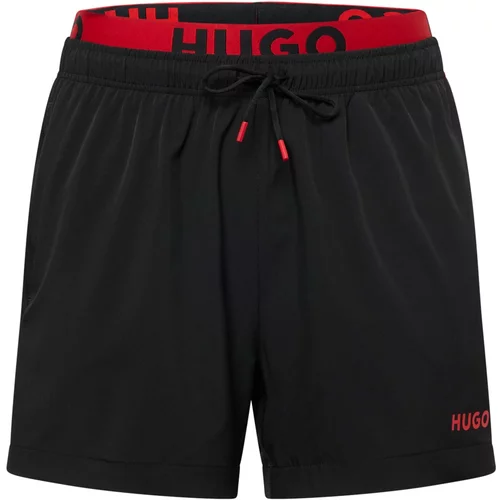 Hugo Kratke kopalne hlače rdeča / črna