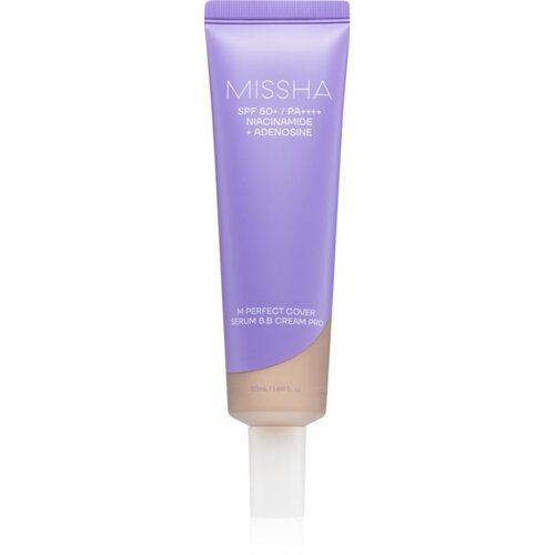 MISSHA M Perfect Cover Serum BB Cream Pro BB krema za brezhiben in enoten videz kože SPF 50+ odtenek #23 50 ml Slike