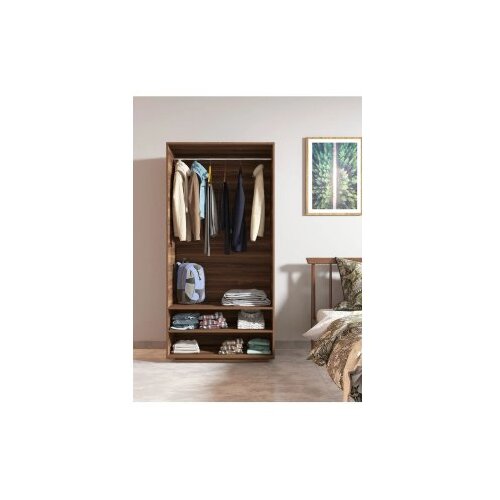 Hanah home Ormar Rb-167, 90x184x48 cm, , Smeđa Slike