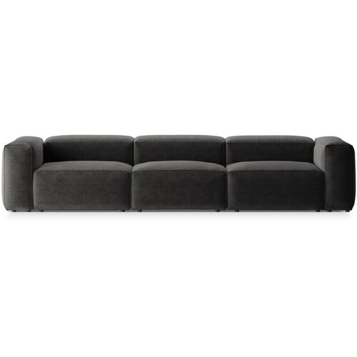 Cosmopolitan Design Temno siva sedežna garnitura 364 cm Bergano – Cene