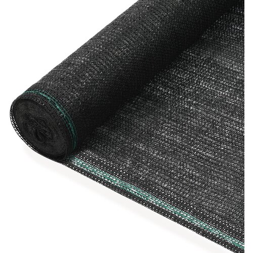 VidaXL Teni&amp;scaron;ka za&amp;scaron;čitna mreža HDPE 1x25 m črna Slike