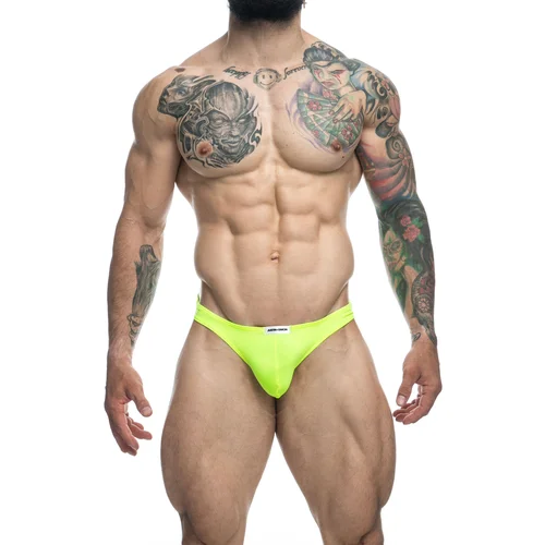 Justin+Simon Classic Bikini Neon Green XL