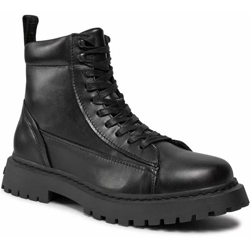 Tommy Jeans Gležnjarji Tjm Lace Up Boot EM0EM01363 Črna
