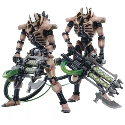 JOY TOY Warhammer 40k Action Figure 1/18 Necrons Szarekhan Dynasty lmmortal with Gauss Blaster (11 cm) Slike