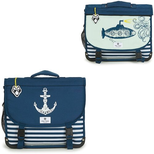 Pol Fox &amp;Scaron;olska torba SUBMARINE 38 CM REVERSIBLE Večbarvna Slike
