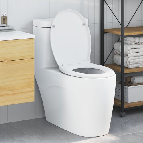 vidaXL Bijela Plastika Standardna Čvrsta Standardno WC sjedalo Cijene