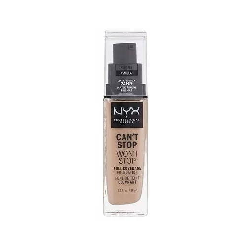 NYX Professional Makeup Can't Stop Won't Stop puder za normalno kožo 30 ml odtenek 06 Vanilla
