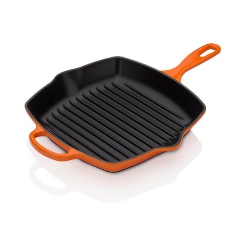 Le Creuset Grill Pan Cast Iron Square Oven Red 26 cm Cene