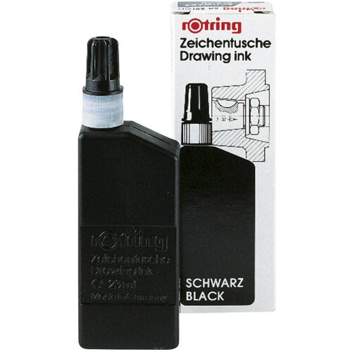 Tu&amp;scaron; ZA CRTANJE 23ML ROTRING 194660 CRNI Slike