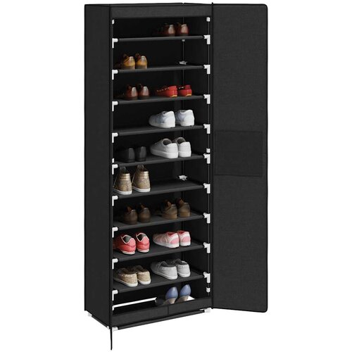  za cipele od tkanine crni 60 x 30 x 166 cm Slike
