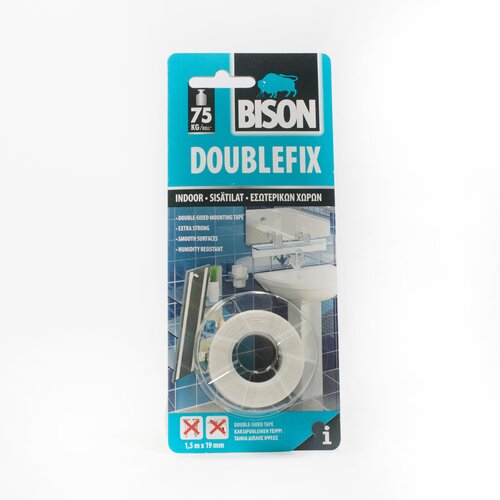 Bison Obojestranski lepilni trak Double Fix Tape (1,5 m x 19 mm) Cene