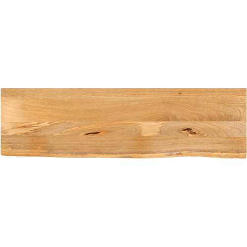 VidaXL Mizna plo&amp;scaron;ča z naravnim robom 120x30x2,5 cm trden mangov les, (21412552) Slike