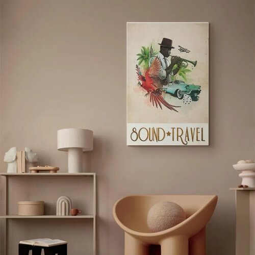  Slika - Sound Travel (1 Part) Vertical 20x30 Akustična Slike