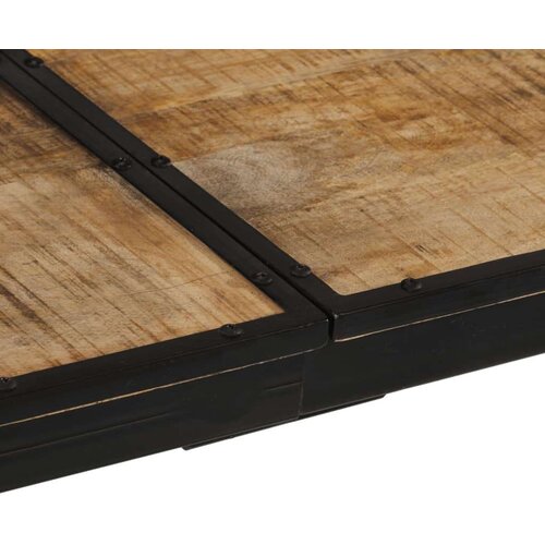 VidaXL Barski stol 150 x 55 x 107 cm od masivnog grubog drva manga Slike