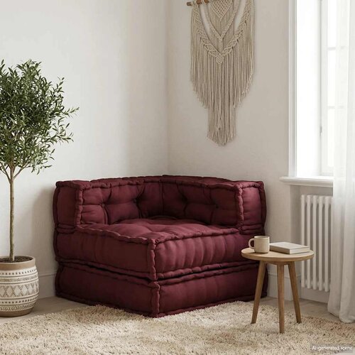  Modularna sofa kestenjasta 70x70x54 Tkanina Slike