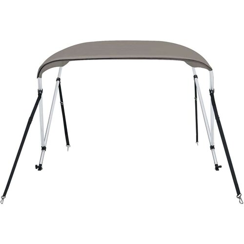 VidaXL Tenda bimini s 2 luka sivi 178 x 138 x 96 cm Slike