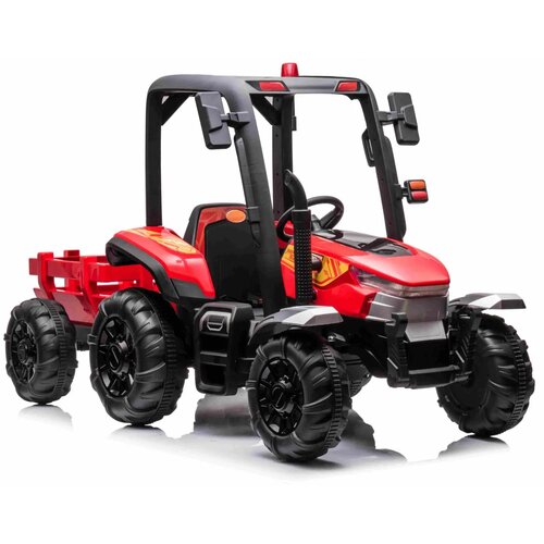 Lean Toys Otro&scaron;ki električni traktor BLT-206 24V 400W Rdeča lea Cene