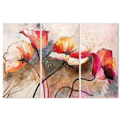  Slika - Poppies lashed by the wind 60x40 Slike